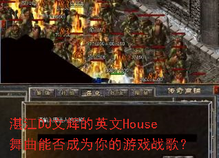 տ��DJ�ĻԵ�Ӣ��House�����ܷ��Ϊ�����Ϸս�裿