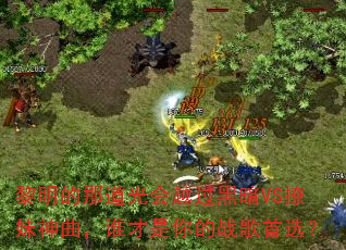 �������ǵ����Խ���ڰ�VS����������˭�������ս����ѡ��